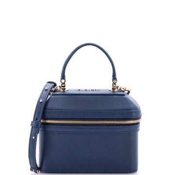 Bvlgari Serpenti Forever Top Handle Convertible Vanity Leather Small