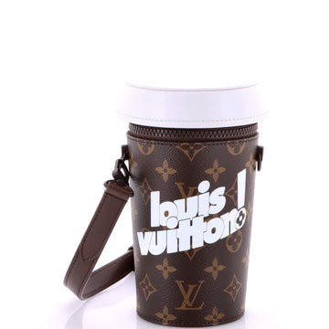 Louis Vuitton Coffee Cup Convertible Pouch Everyday Signature Vintage Monogram Canvas
