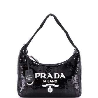 Prada Re-Edition 2000 Hobo Sequins Mini