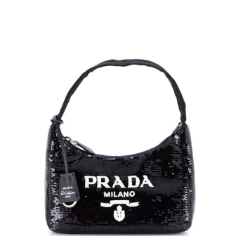 Prada Re-Edition 2000 Hobo Sequins Mini