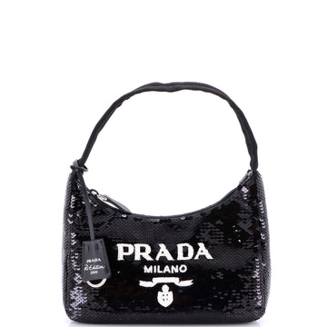 Prada Re-Edition 2000 Hobo Sequins Mini