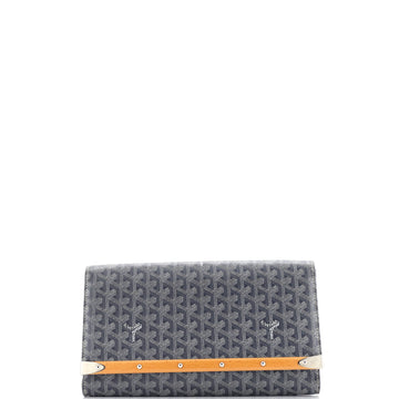 Goyard Monte Carlo Clutch Coated Canvas MM