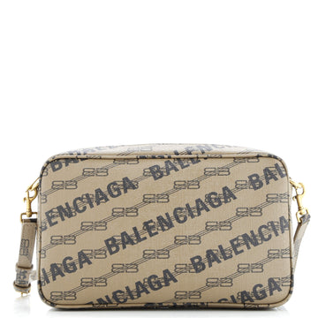 Balenciaga Signature Camera Bag BB Monogram Coated Canvas Medium