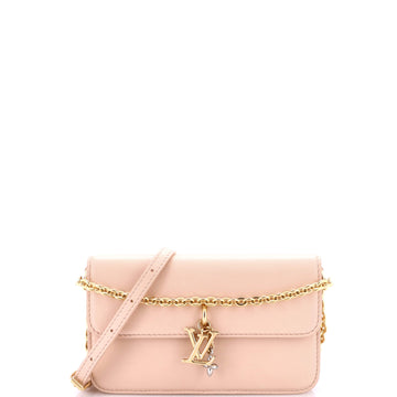 Louis Vuitton LV Bloom Wallet on Chain Leather