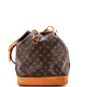 Louis Vuitton Noe Handbag Monogram Canvas Large