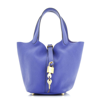 Hermes Picotin Lock Bag Clemence PM