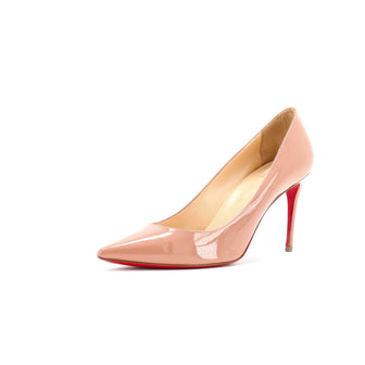Christian Louboutin Women's Kate Pumps Patent 85 Neutral 3581391