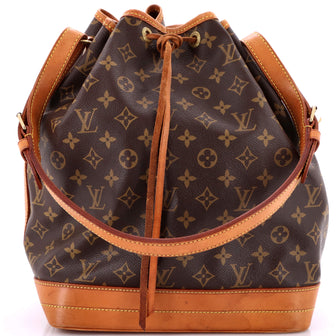 Louis Vuitton Noe Handbag Monogram Canvas Large