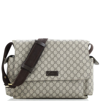 Gucci Diaper Bag GG Coated Canvas