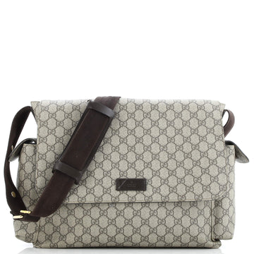 Gucci Diaper Bag GG Coated Canvas