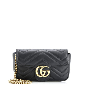 Gucci GG Marmont Flap Bag Matelasse Leather Super Mini