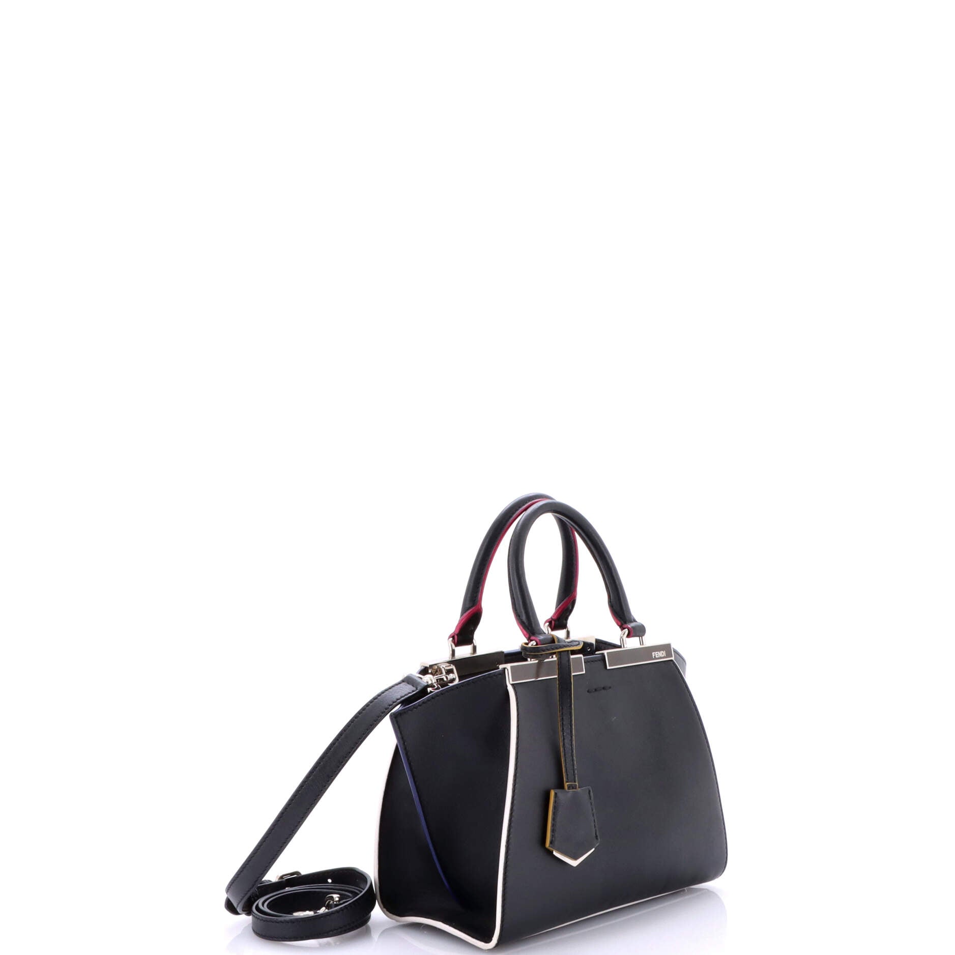 Fendi 3Jours Bag Leather Mini Black 3581861