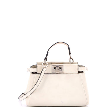 Fendi Peekaboo Bag Leather Micro