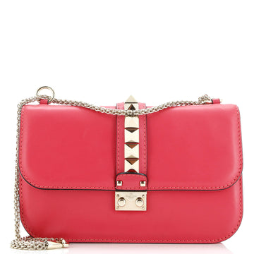 Valentino Garavani Glam Lock Shoulder Bag Leather Medium