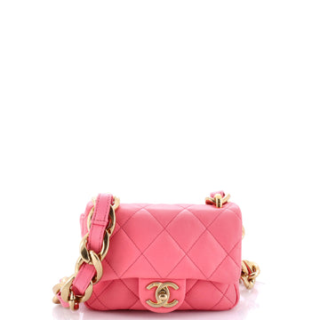 Chanel Funky Town Flap Bag Quilted Lambskin Mini