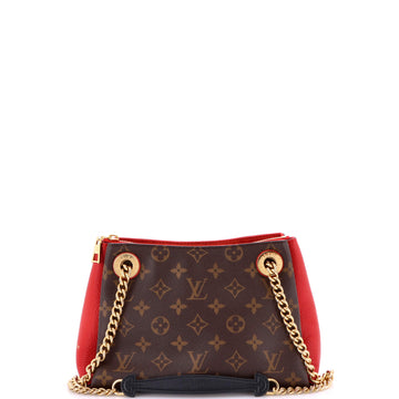 Louis Vuitton Surene Handbag Monogram Canvas with Leather BB