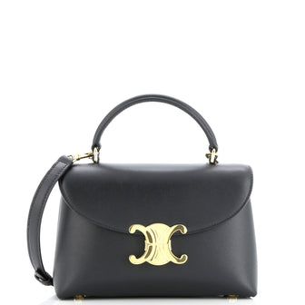 Celine Nino Top Handle Bag Leather Teen