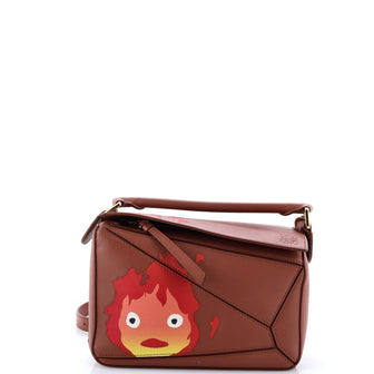 Loewe Howl’s Moving Castle Puzzle Bag Inlaid Leather Small