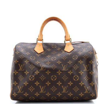 Louis Vuitton Speedy Handbag Monogram Canvas 30