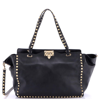 Valentino Garavani Rockstud Tote Soft Leather Medium