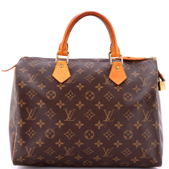 Louis Vuitton Speedy Handbag Monogram Canvas 30
