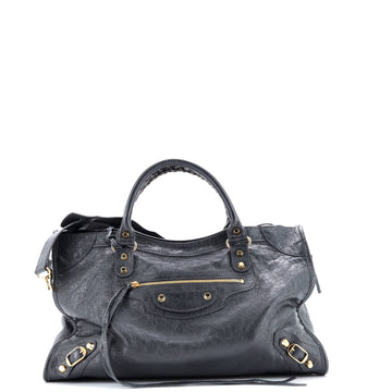 Balenciaga City Classic Studs Bag Leather Medium