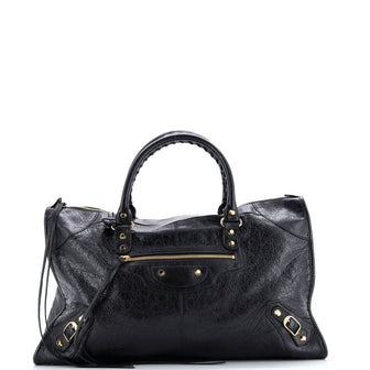 Balenciaga Work Giant Studs Bag Leather