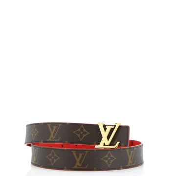 Louis Vuitton LV Initiales Reversible Belt Monogram Canvas and Leather Medium