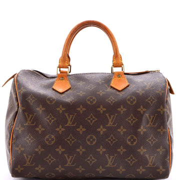 Louis Vuitton Speedy Handbag Monogram Canvas 30