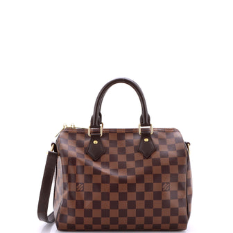 Louis Vuitton Speedy Bandouliere Bag Damier 25