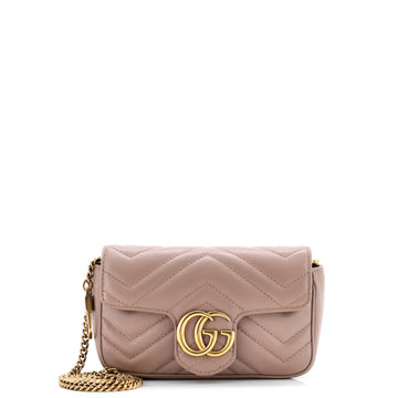 Gucci GG Marmont Flap Bag Matelasse Leather Super Mini