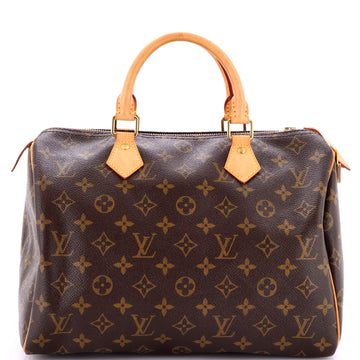 Louis Vuitton Speedy Handbag Monogram Canvas 30