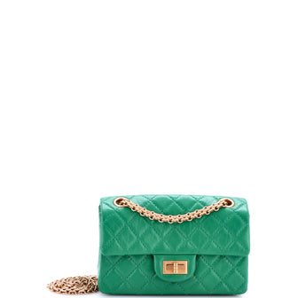 Chanel Reissue 2.55 Flap Bag Quilted Aged Calfskin Mini