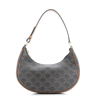 Celine Ava Bag Triomphe Coated Canvas Mini