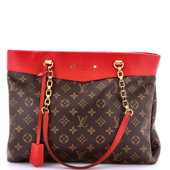 Louis Vuitton Pallas Shopper Monogram Canvas and Calfskin