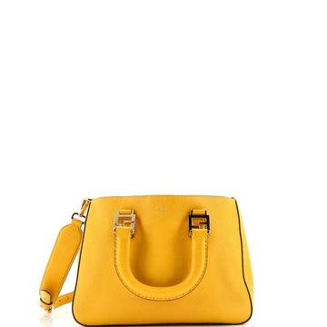 Fendi FF Handle Tote Leather Small