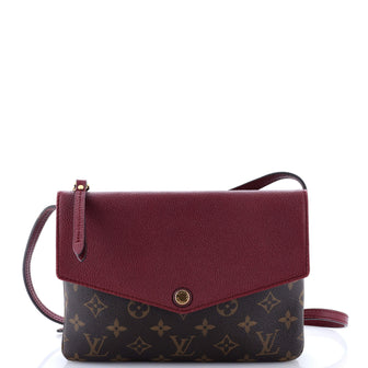 Louis Vuitton Twice Handbag Monogram Canvas