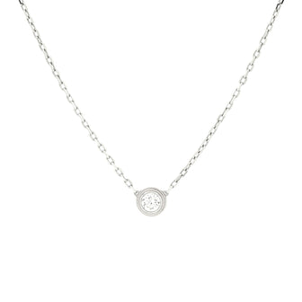 Cartier Cartier D'Amour Pendant Necklace 18K White Gold with Diamond Large