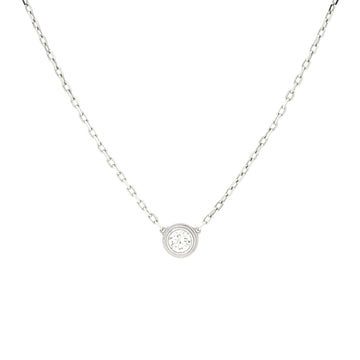 Cartier Cartier D'Amour Pendant Necklace 18K White Gold with Diamond Large