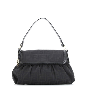 Fendi Chef Flap Bag Zucca Canvas Small