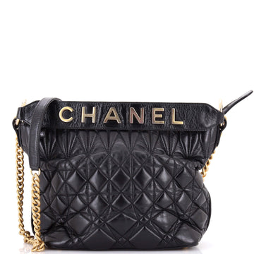 Chanel State of The Art Hobo Quilted Glazed Calfskin
