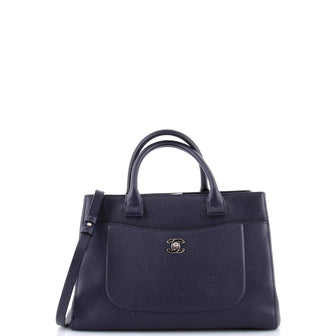 Chanel Neo Executive Tote Grained Calfskin Small