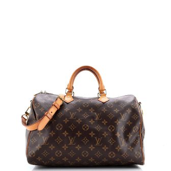Louis Vuitton Speedy Bandouliere Bag Monogram Canvas 35