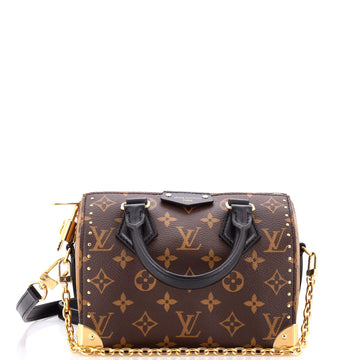 Louis Vuitton Speedy Trunk Bag Reverse Monogram Canvas 20