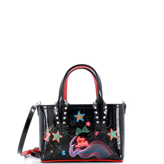 Christian Louboutin Cabata East West Tote Printed Patent Nano