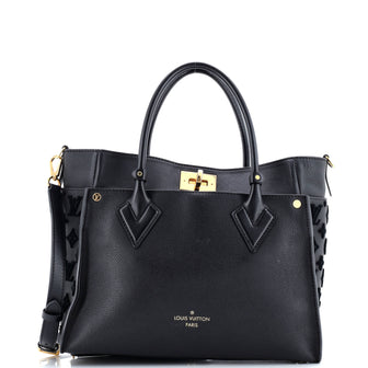 Louis Vuitton On My Side Tote Monogram Tuffetage Leather MM