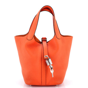 Hermes Picotin Lock Bag Clemence PM