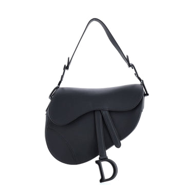 Christian Dior Ultra Matte Saddle Handbag Leather Medium