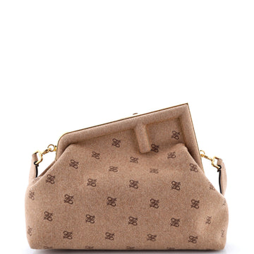 Fendi First Bag FF Karligraphy Flannel Medium