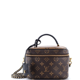 Louis Vuitton Vanity Handbag Reverse Monogram Canvas PM